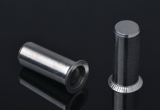 Edelstahl Counterunk Head Round Body Niivet Nüsse geschlossener Endtyp